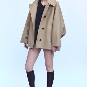 Zara coat new with tags. Camel. Size XS-S. Runs large.